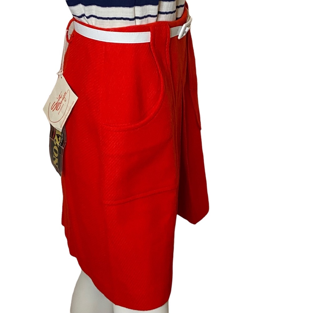 Vintage 60s/70s Golf Skirt by SWEET SWINGER New Old Stock Size M - Picture 5 of 12